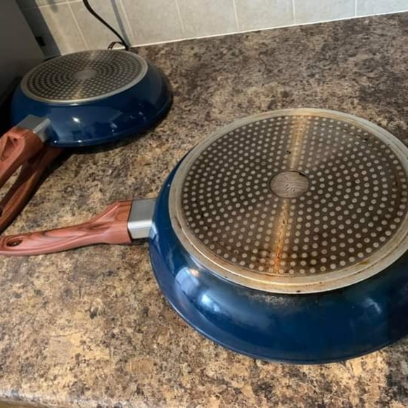 Phantom Chef Blue Frying Pan Set, Kitchen Cookwear - Picture 7 of 12